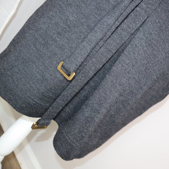 Clearance Sale |  STELLA MCCARTNEY Turtleneck Mini Dress Size: M | Gray - Picture 12 of 13